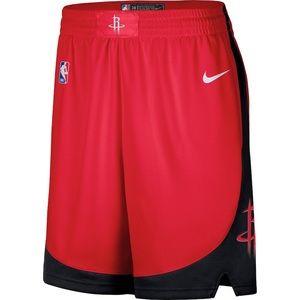 NWT Men's Houston Rockets Nike Red 2019/20 Icon Edition Swingman Shorts